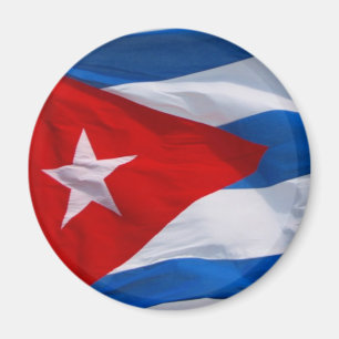 Imán bandera cubana