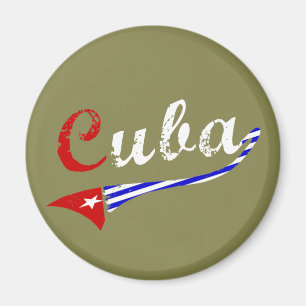 Imán Bandera cubana