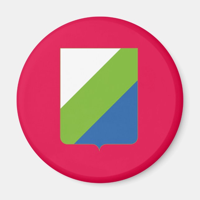 Imán Bandera de Abruzzo Símbolo italiano italia (Frente)