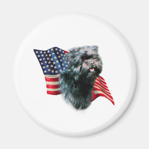 Imán Bandera de Affenpinscher