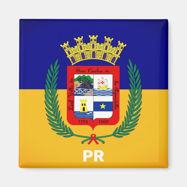 Imán Bandera de Aguadilla, Puerto Rico (Frente)