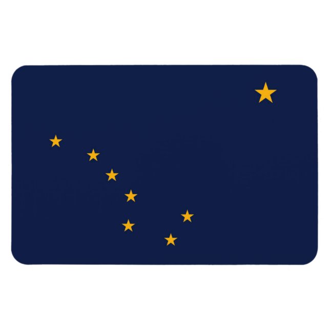 Imán Bandera de Alaska (Horizontal)