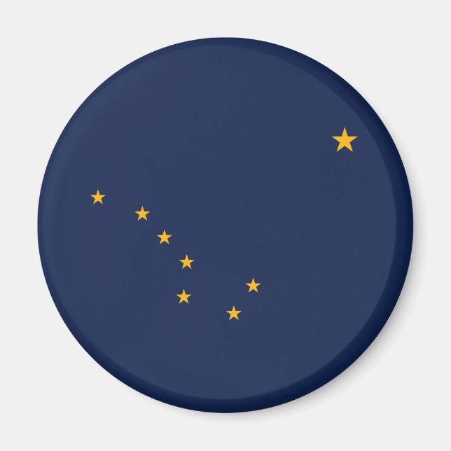 Imán Bandera de Alaska (Frente)