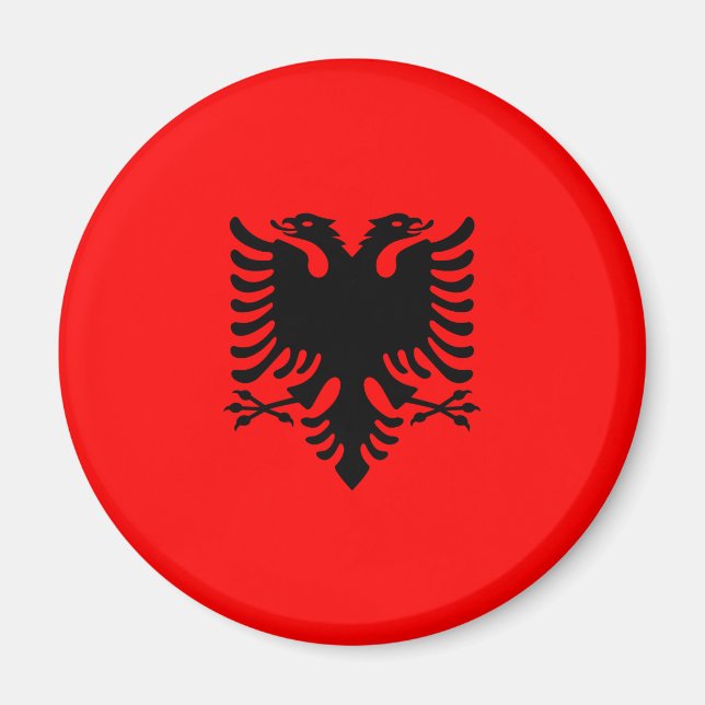 Imán Bandera de Albania (Frente)