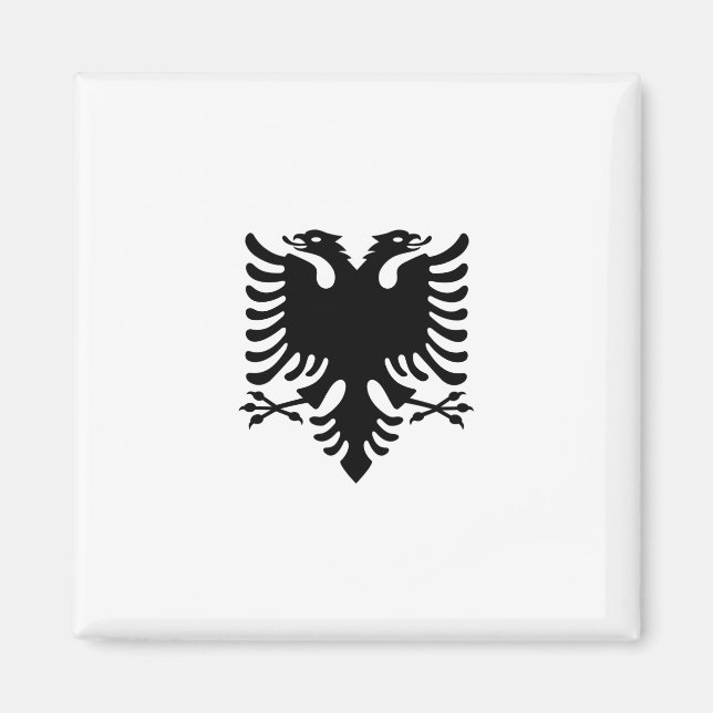 Imán Bandera de Albania (Frente)