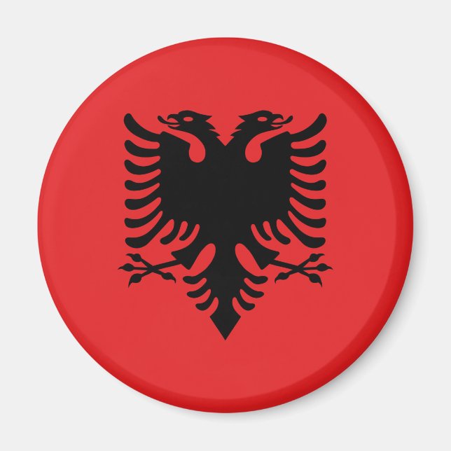 Imán Bandera de Albania (Frente)
