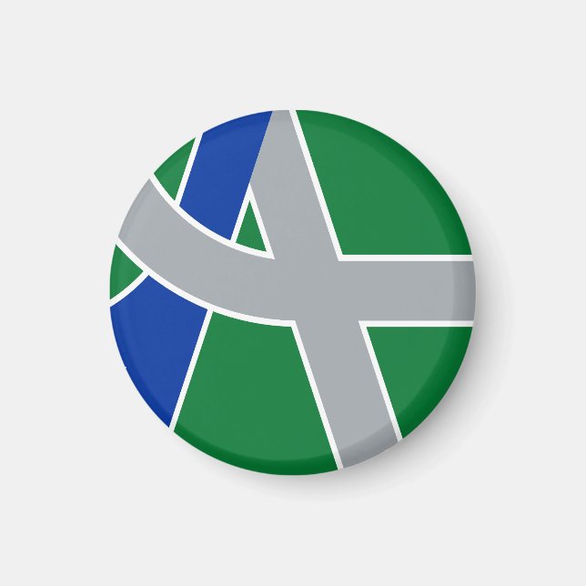 Imán Bandera de Albany, Oregón (Frente)