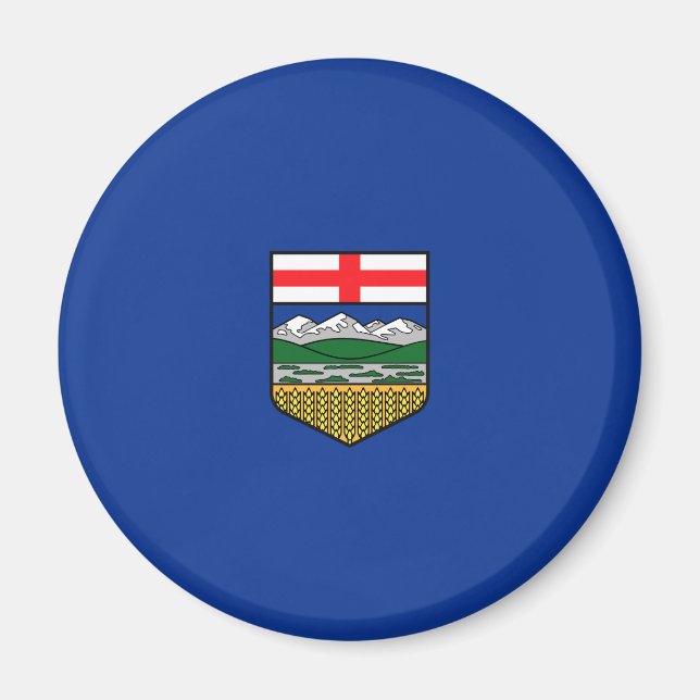 Imán Bandera de Alberta (Frente)