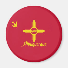 Imán Bandera de Albuquerque (Nuevo México)