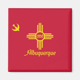 Imán Bandera de Albuquerque (Nuevo México)