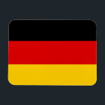 Imán Bandera de Alemania<br><div class="desc">Alemania,  bandera,  alemán,  tricolor,  negro,  rojo,  oro,  país,  nacional,  oficial,  símbolo,  soberano,  celebración,  libertad,  independencia,  libertad,  libertad,  fiesta,  icono,  bandera,  vector,  precisión,  dimensiones,  proporciones,  colores</div>