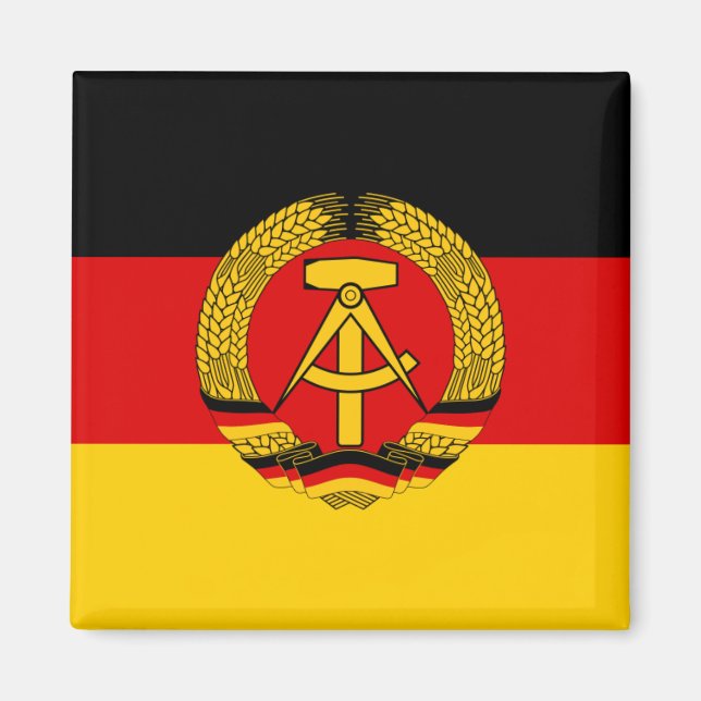 Imán Bandera de Alemania Oriental (Frente)