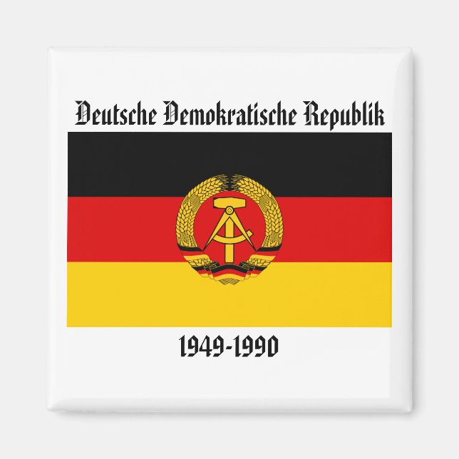 Imán Bandera de Alemania Oriental (Frente)