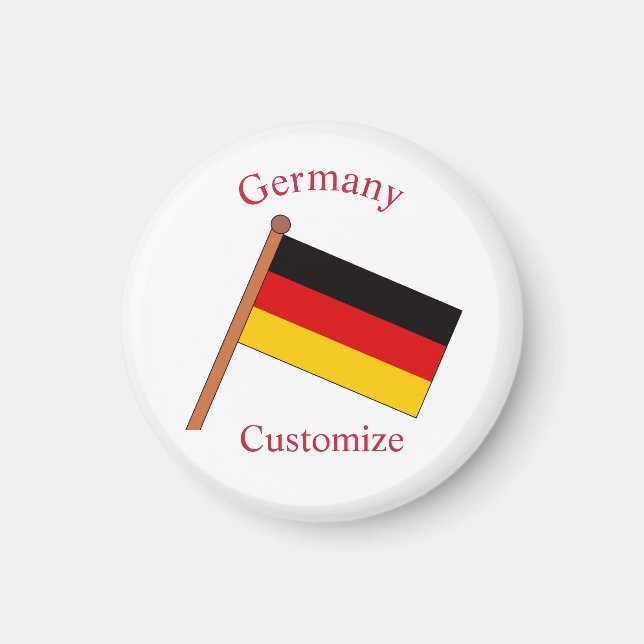 Imán Bandera de Alemania Thunder_Cove (Frente)
