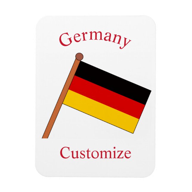 Imán Bandera de Alemania Thunder_Cove (Vertical)
