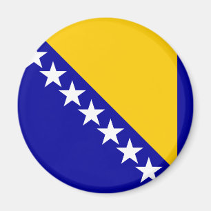 Imán Bandera de alta calidad de Bosnia y Herzegovina
