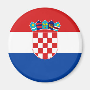 Imán Bandera de alta calidad de Croacia