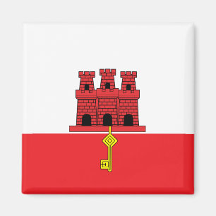 Imán Bandera de alta calidad de Gibraltar