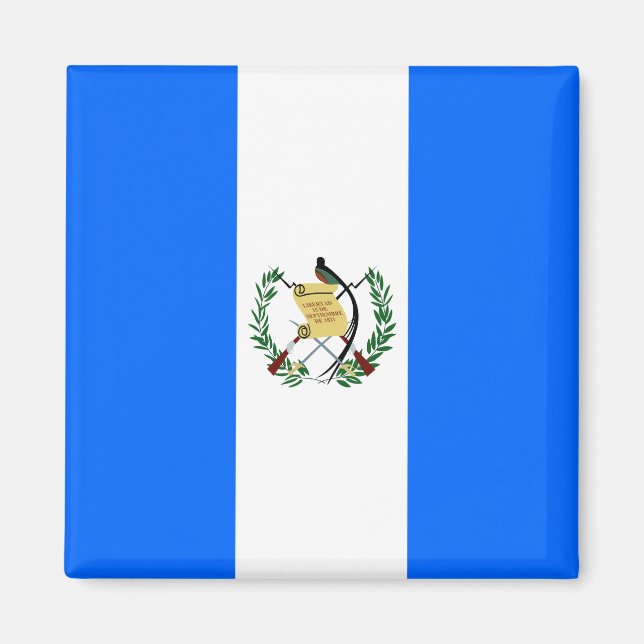 Imán Bandera de alta calidad de Guatemala (Frente)