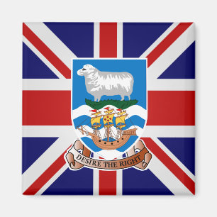 Imán Bandera de alta calidad de Islas Malvinas