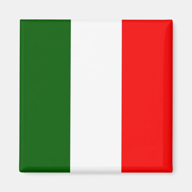Imán Bandera de alta calidad de Italia (Frente)