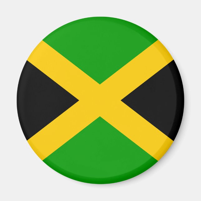 Imán Bandera de alta calidad de Jamaica (Frente)