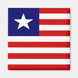 Imán Bandera de alta calidad de Liberia
