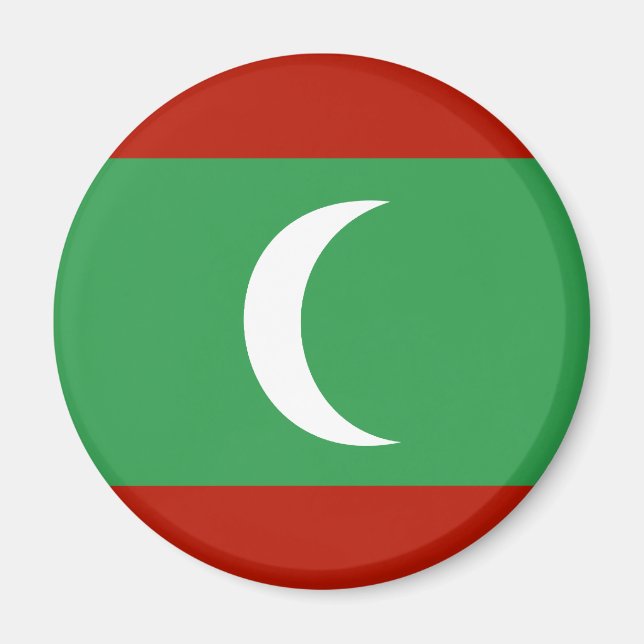 Imán Bandera de alta calidad de Maledives (Frente)