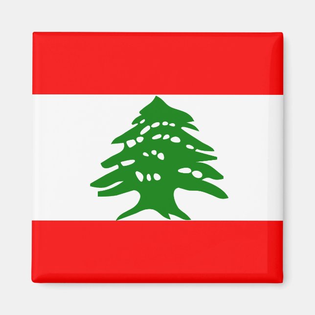Imán Bandera de alta calidad del Líbano (Frente)