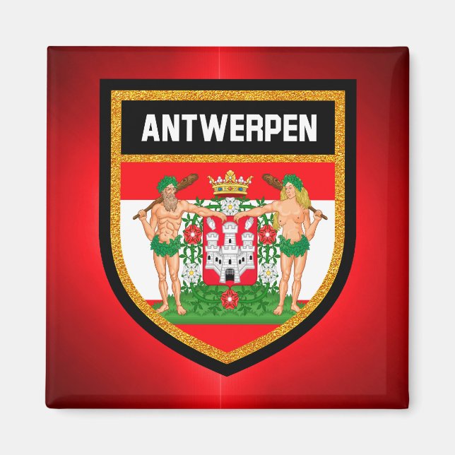 Imán Bandera de Amberes (Frente)