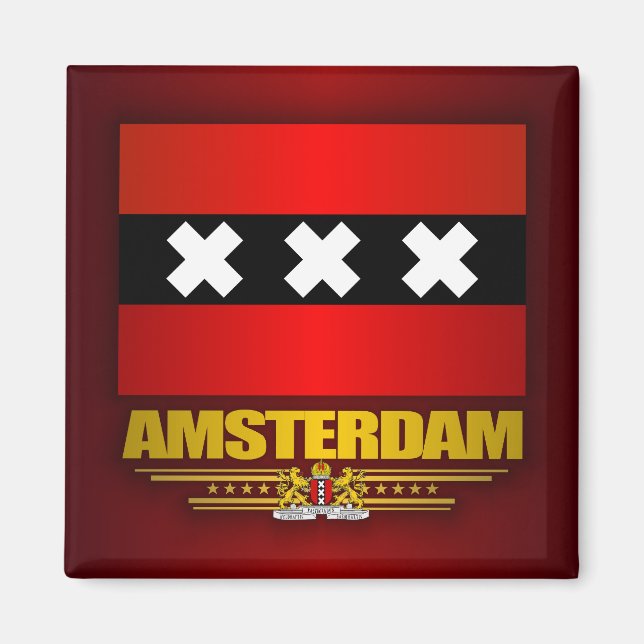 Imán Bandera de Ámsterdam (Frente)