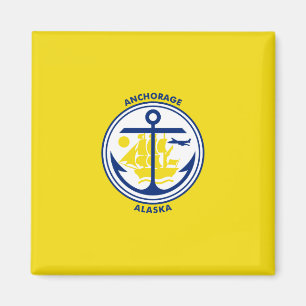 Imán Bandera de Anchorage (Alaska)