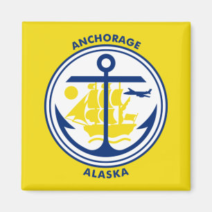 Imán Bandera de Anchorage, Alaska