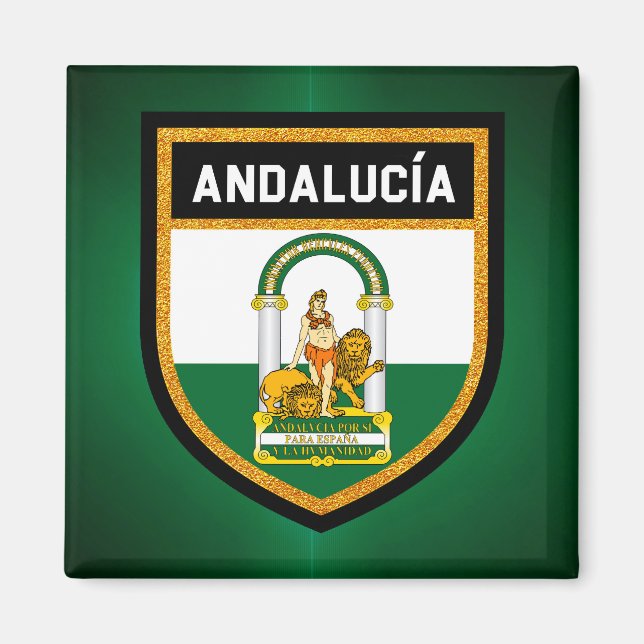 Imán Bandera de Andalucía (Frente)