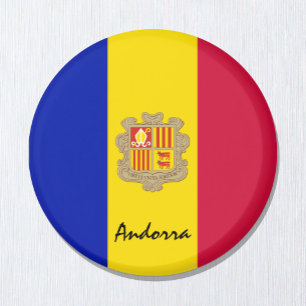 Imán Bandera de Andorra Magnet, viajes, vacaciones, And