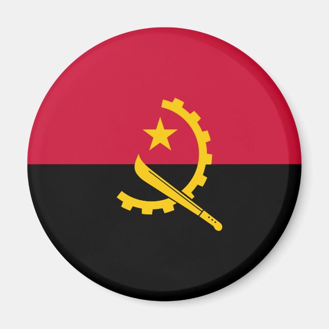 Imán Bandera de Angola (Frente)