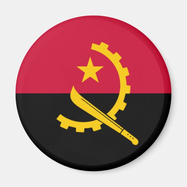 Imán Bandera de Angola (Frente)