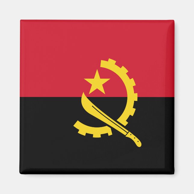 Imán Bandera de Angola (Frente)