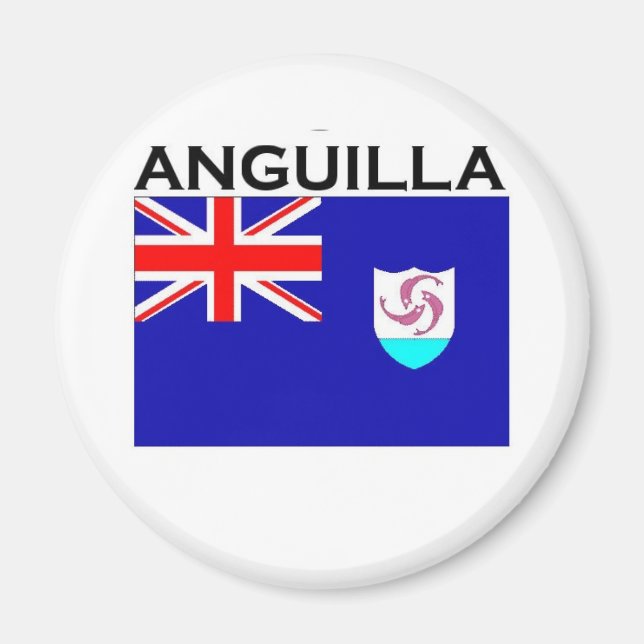 Imán Bandera de anguila (Frente)