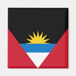 Imán Bandera de Antigua y Barbuda