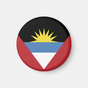 Imán Bandera de Antigua y Barbuda