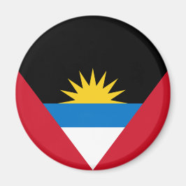 Imán Bandera de Antigua y Barbuda