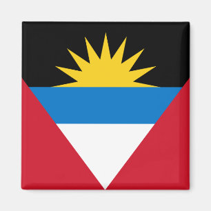 Imán Bandera de Antigua y Barbuda