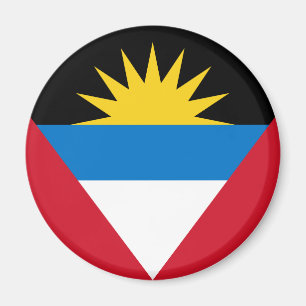 Imán Bandera de Antigua y de Barbuda