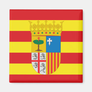 Imán Bandera de Aragón (comunidad autónoma) España