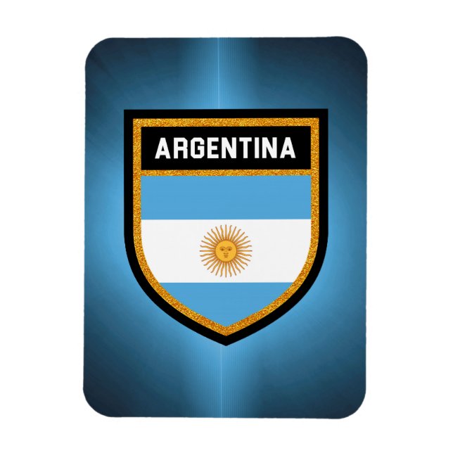 Imán Bandera de Argentina (Vertical)
