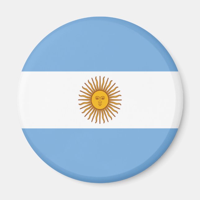 Imán Bandera de Argentina (Frente)