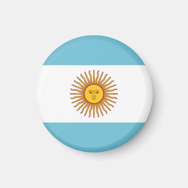 Imán Bandera de Argentina (Frente)