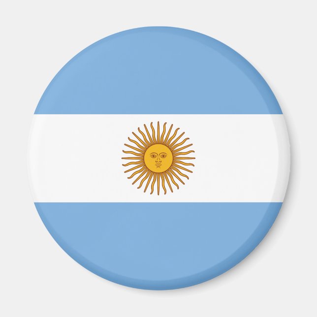 Imán Bandera de Argentina (Frente)