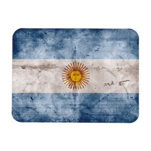 Imán Bandera de Argentina, con el tiempo muerto